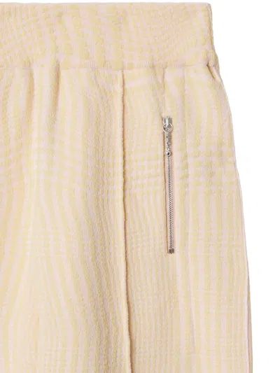 Burberry Cameo Ip Pattern Clothing Trousers In Brown