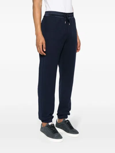Saint Laurent Trousers Marine In Blue
