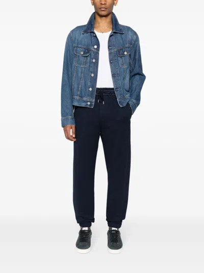 Saint Laurent Trousers Marine In Blue