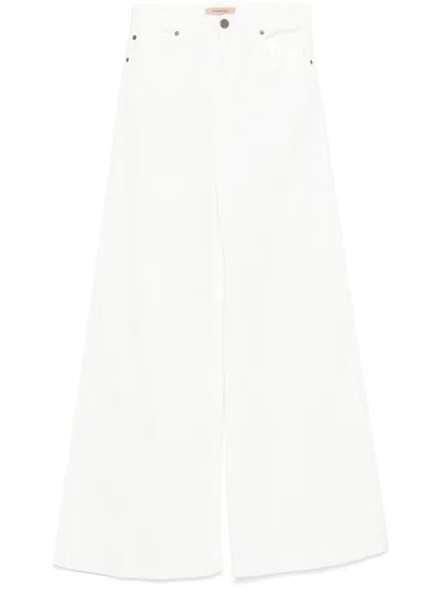 Twinset Trousers Neve In White