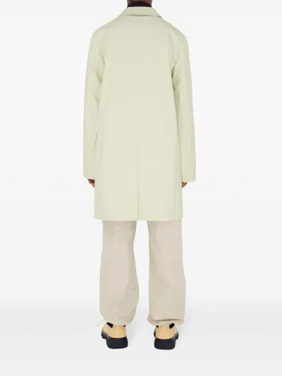 Burberry Trousers Wheat In White