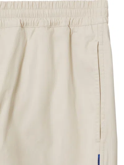 Burberry Trousers Wheat In White