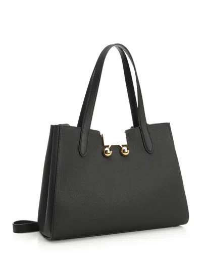 Marni Trunkaroo Shoulder Bags Black In Black