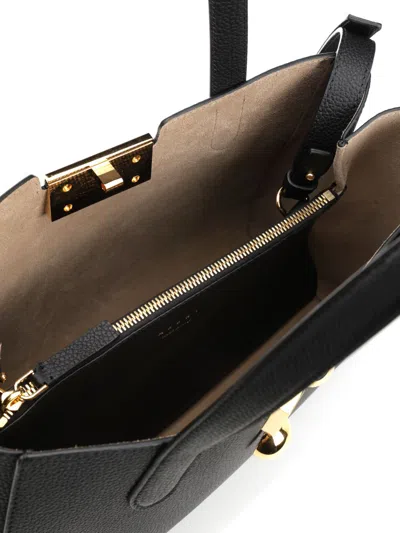 Marni Trunkaroo Shoulder Bags Black In Black