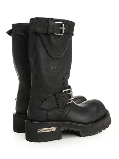 Balenciaga Woman Black Boots In Black