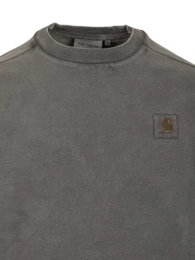 Carhartt Wip Charcoat Cotton Oversize Vista Sweat In Gray