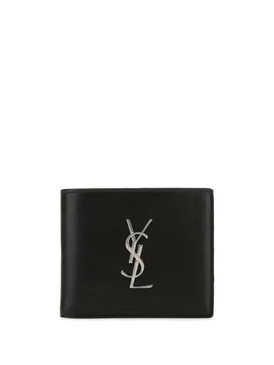 Saint Laurent Wallets Blacks And Greys In Black