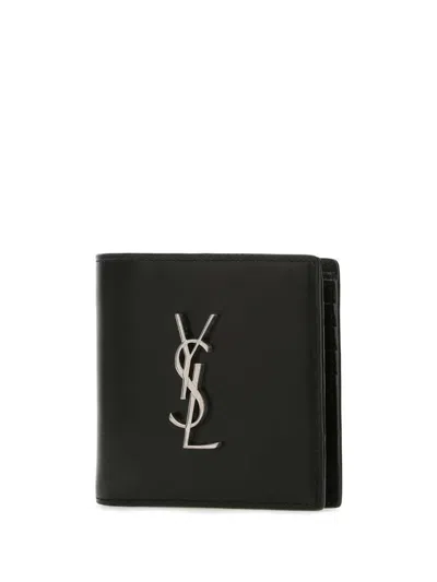 Saint Laurent Wallets Blacks And Greys In Black