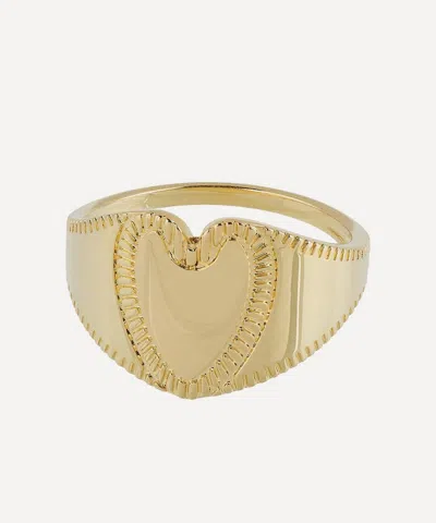 Anna + Nina Gold-plated Opening Night Ring In Gold