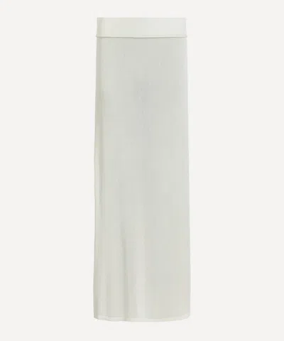 Totême Toteme Women's Long Knit Skirt In Neutral