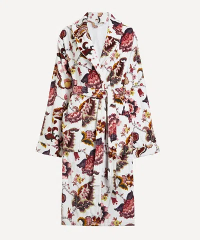 Liberty Women's Brocade Garden Cotton Bath Robe In Multi