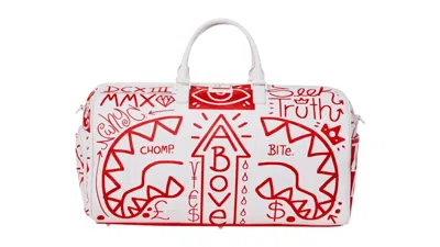 Pre-owned Sprayground Danger Danger Duffle In Multi