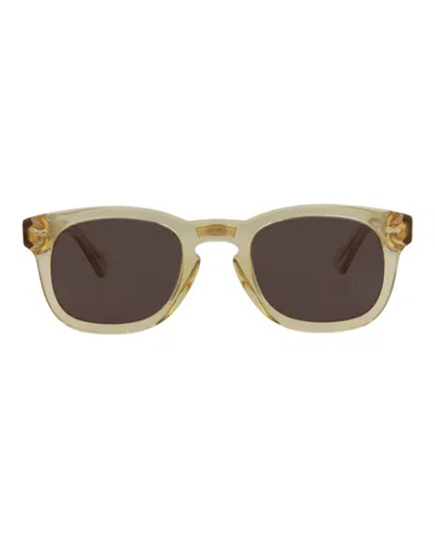 Pre-owned Gucci Squareframe Acetate Sunglasses In Brown Brown Grey (gg0182s/30001748/006)