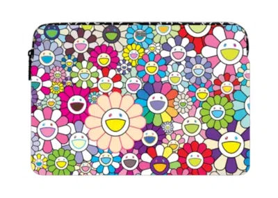 Pre-owned Takashi Murakami X Casetify: Flowers Bloom (rainbow) Laptop Sleeve In Multi