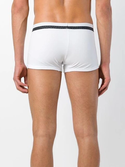 Shop Versace Logo Boxer Shorts In A001
