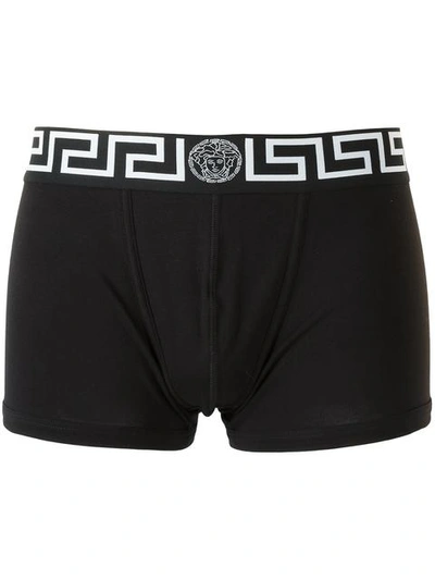 Versace 'greca' Fitted Boxer Shorts