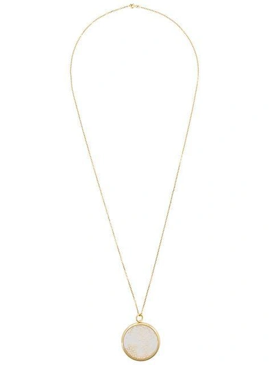 Shop Aurelie Bidermann 18kt Yellow Gold 'chivoir' Lariat Necklace In Metallic