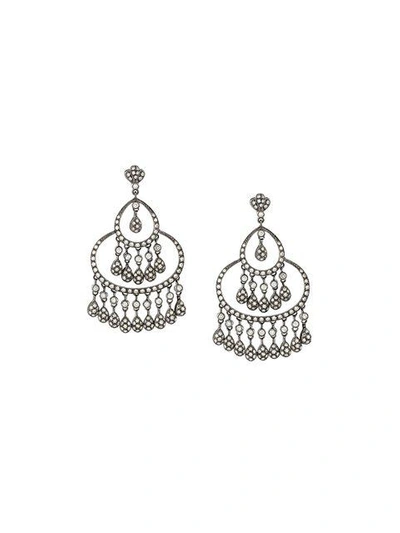Shop Loree Rodkin 'maharajah' Diamond Earrings In Metallic
