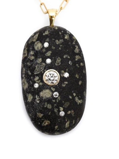 Shop Cvc Stones 'bullet Galaxy' Necklace - Yellow