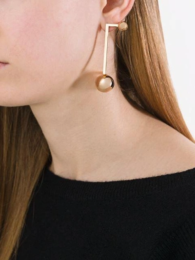 Shop Lara Bohinc 'solaris Constellation' Earrings In Metallic