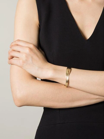 Shop Wouters & Hendrix 'bamboo' Bangle In Metallic