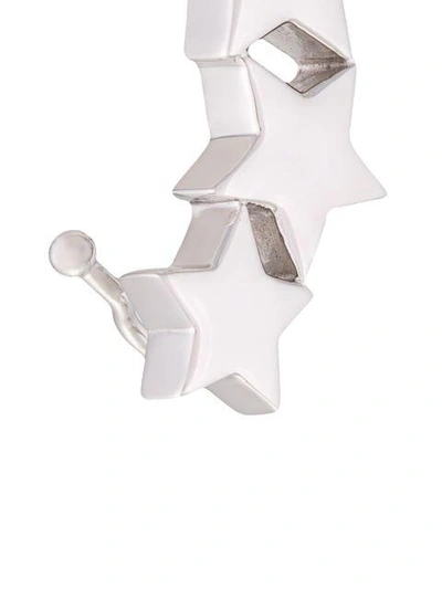 Shop Alinka Stasia Triple Star Stud Ear Cuff In Metallic