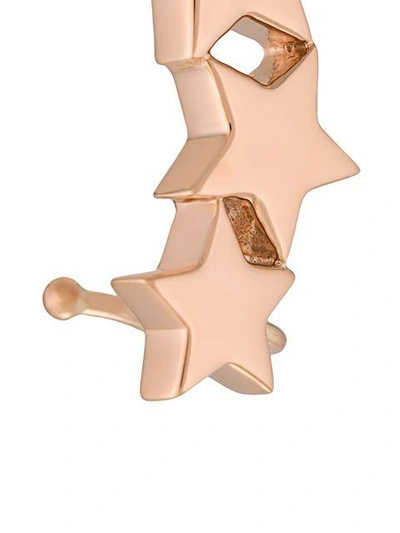 Shop Alinka Stasia Triple Star Right Ear Cuff In Metallic