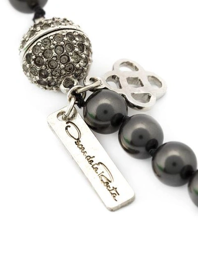 Shop Oscar De La Renta Beaded Tassel Necklace