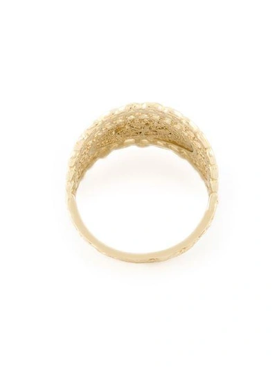 Shop Wouters & Hendrix Filigree Ring In Metallic