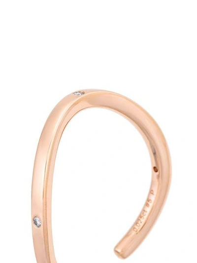 Shop Alinka 'tania' Diamond Thumb Ring In Metallic