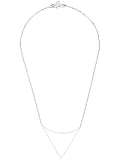 Shop Wouters & Hendrix Gold Layered Diamond Necklace - Metallic