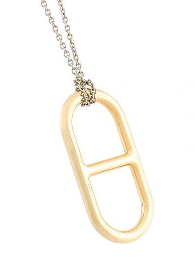 Shop Alexander Wang Pendant Necklace - Metallic
