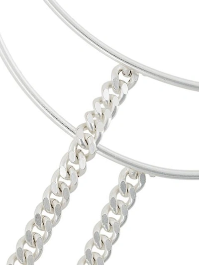 Shop Maison Margiela Chain Link Choker Necklace - Metallic