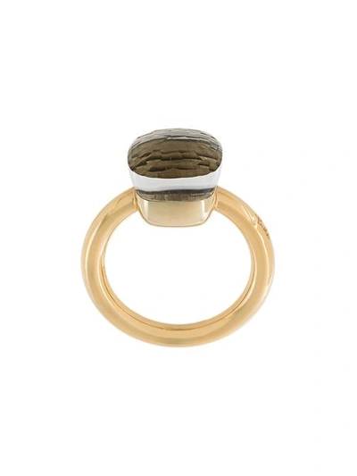 Pomellato 18kt Rose Gold Topaz Stone Nudo Ring In Metallic