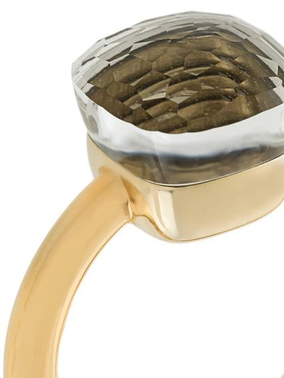 Shop Pomellato 18kt Rose Gold Topaz Stone Nudo Ring In Metallic