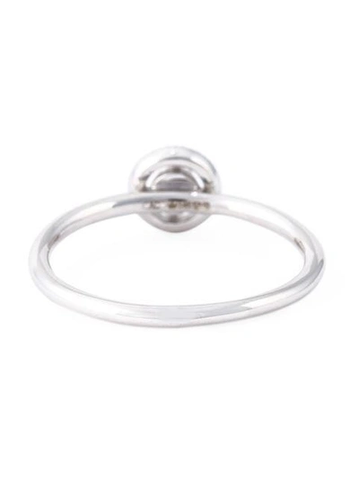 Shop Astley Clarke Mini Icon Aura Diamond Ring In Metallic
