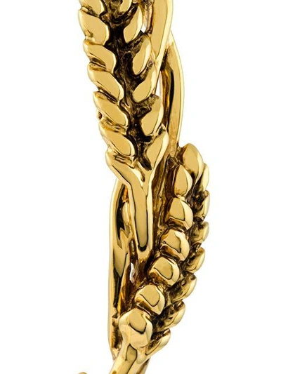Aurelie Bidermann Five Cobs Wheat Bangle Bracelet In Metallic