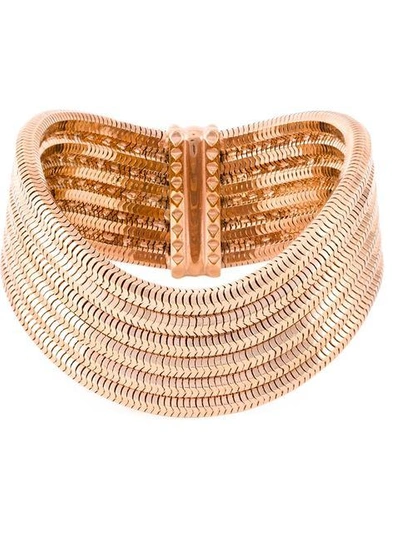 Shop Lara Bohinc 'galaxy' Bangle In Metallic