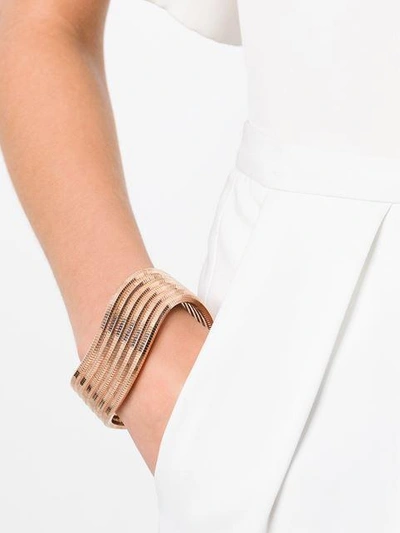 Shop Lara Bohinc 'galaxy' Bangle In Metallic