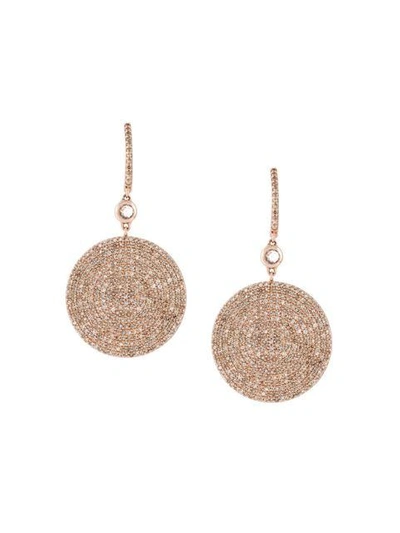 Shop Astley Clarke Large 'icon' Diamond Drop Earrings - Farfetch In Metallic