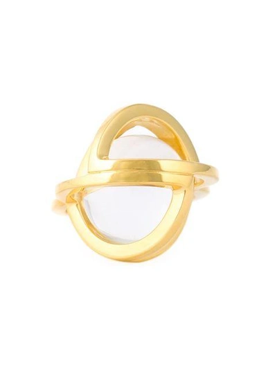 Shop Lara Bohinc 'planetaria' Ring In Metallic