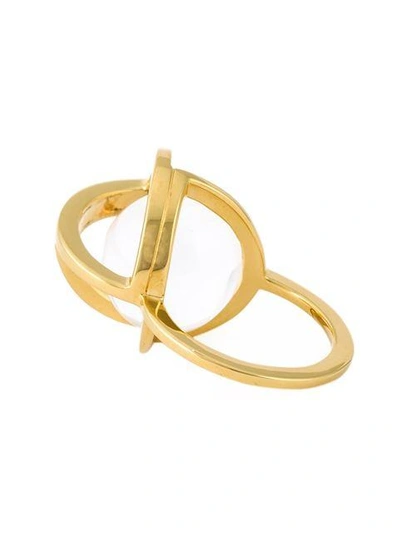 Shop Lara Bohinc 'planetaria' Ring In Metallic