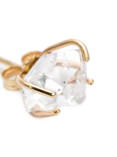 Shop Melissa Joy Manning Herkimer Diamond Post Earrings - Metallic