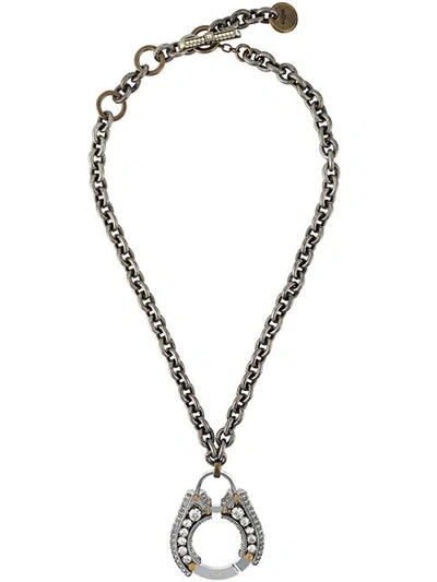 Lanvin Pendant Necklace - Metallic