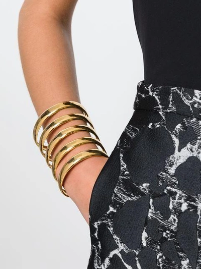 Shop Aurelie Bidermann 'esteban' Cuff In Metallic