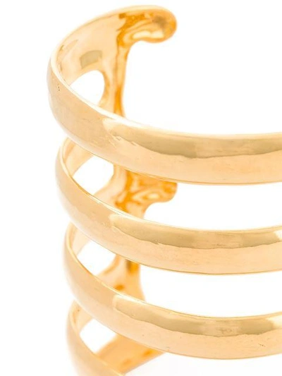 Shop Aurelie Bidermann 'esteban' Cuff In Metallic