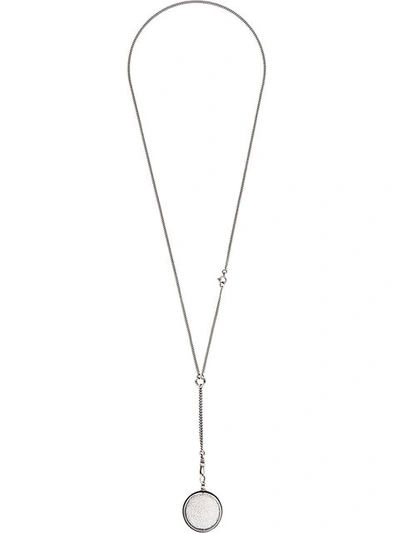 Shop Ann Demeulemeester Chain Drop Necklace