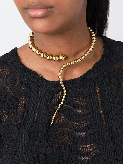 Shop Paula Mendoza 'glaucus' Necklace In Metallic