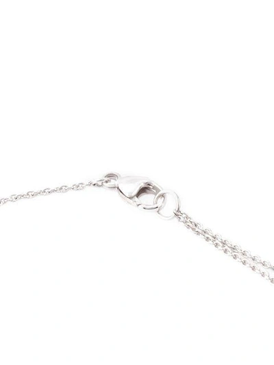 Shop Astley Clarke 14kt White Gold Mini Icon Aura Diamond Pendant Necklace In Metallic