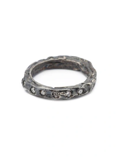 Shop Simona Tagliaferri Wrinkle Ring In Metallic